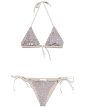 P.A.R.O.S.H. Gong Bikini - Weiß