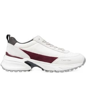 Calvin Klein Colour Block Fashion Trainers - White