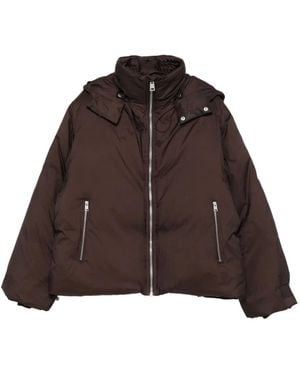 Etudes Studio フーデッド ジップジャケット - ブラウン
