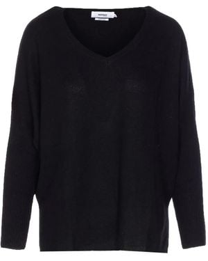 Not Shy Trui Met V-Hals - Blauw