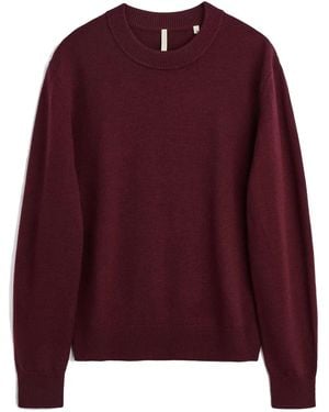 sunflower Pullover mit rundem Ausschnitt - Rot