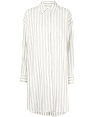 Goen.J Oversized-Cut Shirt Dress - White