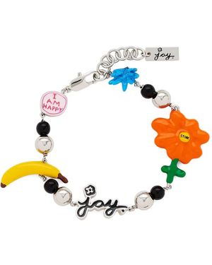 Marc Jacobs X David Shrigley Joy Flower Station Bracelet - White