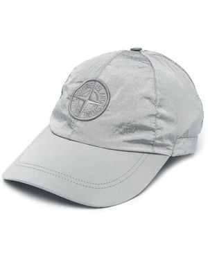 Stone Island コンパスディテール キャップ - グレー