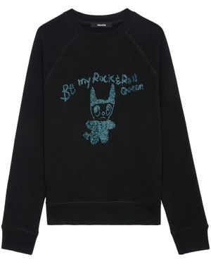 Zadig & Voltaire Upper Strass Sweatshirt - Black