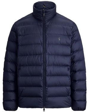Polo Ralph Lauren Quilted Mock-Neck Padded Jacket - Blue