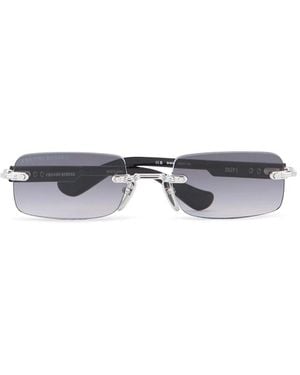 Chrome Hearts Lunettes De Soleil À Design Sans Monture - Gris
