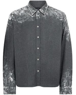 DSquared² Frosted Boxy Shirt - Gray