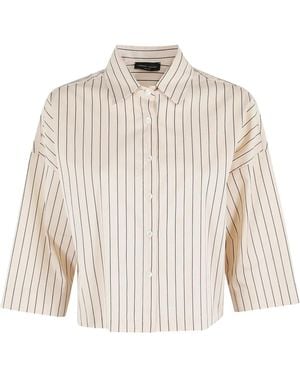 Roberto Collina Striped Shirt - Natural