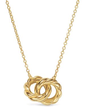 David Yurman 18Kt Sculpted Cable Necklace (2Mm) - Metallic