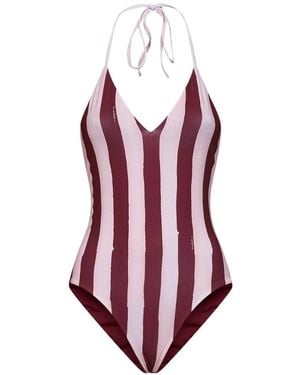 Fendi Bañador Pequin Reversible - Morado