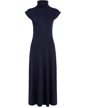 Proenza Schouler Gebürstetes Brea Rippkleid - Blau