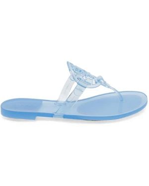 Tory Burch Miller Jelly Flip Flops - Blue