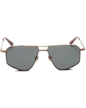 G.O.D Eyewear Geometric-Frame Sunglasses - Grey