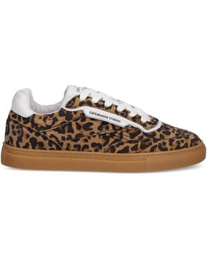 COPENHAGEN Leopard-Print Sneakers - Brown