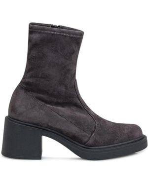 Roberto Festa Suede Ankle Boots - Black
