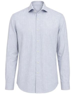Xacus Camicia A Maniche Lunghe Con Bottoni - Blu