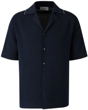 Lardini Short-Sleeve Shirt - Blue