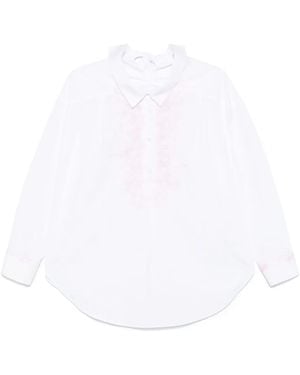ERMANNO FIRENZE Bluse Aus Baumwolle - Weiß