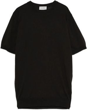 John Smedley Trui Met Korte Mouwen - Zwart