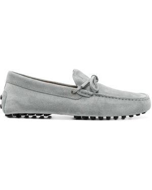 Tod's Gommino Tie-Detail Loafers - Grey