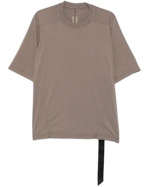 Rick Owens Short-Sleeve Cotton T-Shirt - Grey