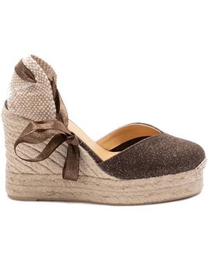 Castañer 80Mm Chiara Espadrilles - Brown