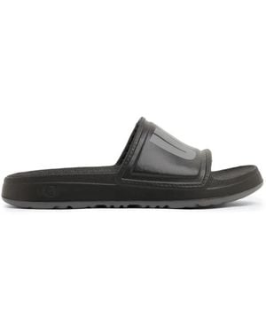UGG Wilcox Pantoletten Mit Logo - Weiß