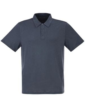 Majestic Filatures Short-Sleeve Polo Shirt - Blue