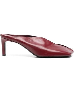 Jil Sander 70Mm Leather Mules - Pink