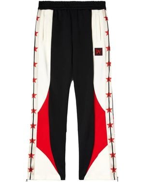 Palm Angels Paxhaas Contrast-Panel Track Trousers - Red