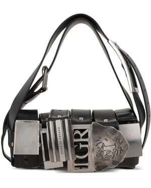 HODAKOVA Buckled Shoulder Bag - Black