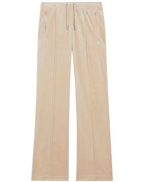 Juicy Couture Diamanté Track Trousers - Natural