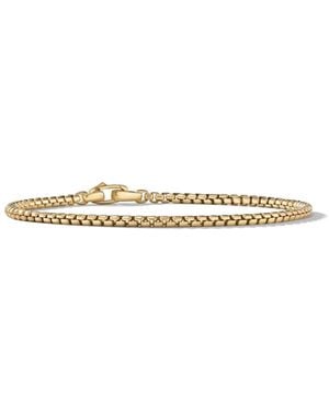 David Yurman 18Kt Box Chain Bracelet (2.7Mm) - White