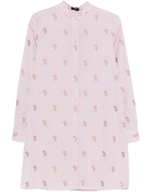 Etro Paisley Striped Shirt - Pink