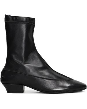 Magda Butrym Pointed-Toe Ankle Boots - Black