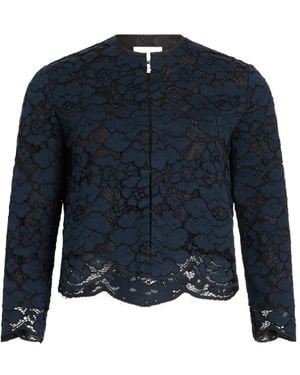 Patou Jacke Mit Schnürung - Blau