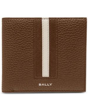 Bally Portafoglio Con Stampa - Marrone