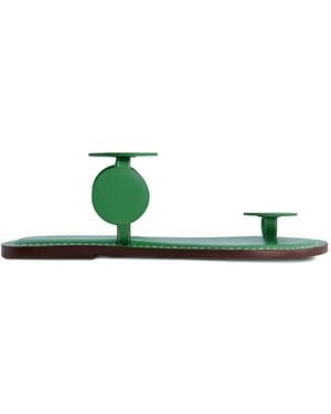 Bernardo New Moon Ring-Toe Sandals - Green