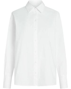 KARL LAGERFELD Classic-Collar Shirt - White