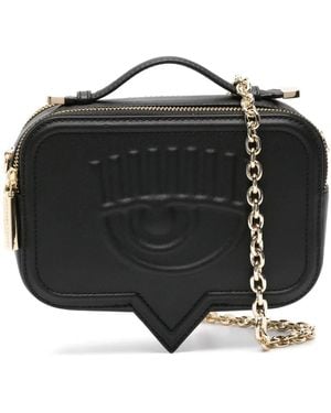 Chiara Ferragni Eyelike ショルダーバッグ - ブラック