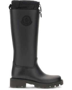 Moncler Kickstream High Rain Boots - Black