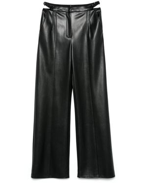 Patrizia Pepe Straight-Leg Trousers - Black