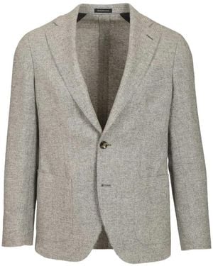 Al Duca d'Aosta Single-Breasted Blazer - Grey