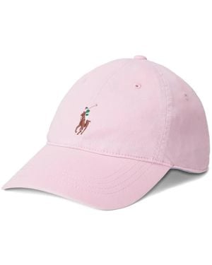 Polo Ralph Lauren Pony-Embroidered Cap - Pink