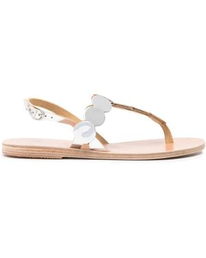Ancient Greek Sandals Ilios Leather Sandals - Natural