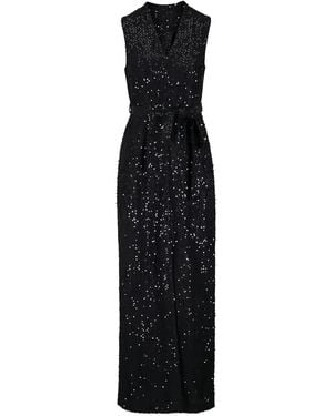 Sachin & Babi Sylvain Sequinned Maxi Dress - Black