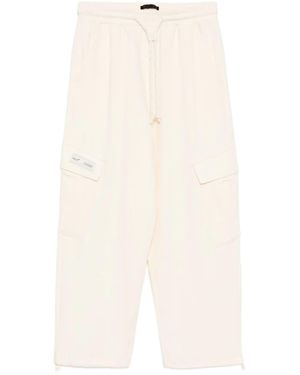 FIVE CM Logo-Patch Cargo Trousers - Natural