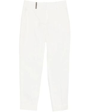 Peserico Tailored Pants - White