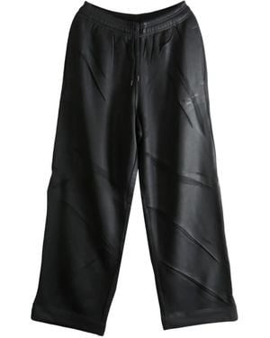 Alexander Wang Creased Wide-Leg Trousers - Black